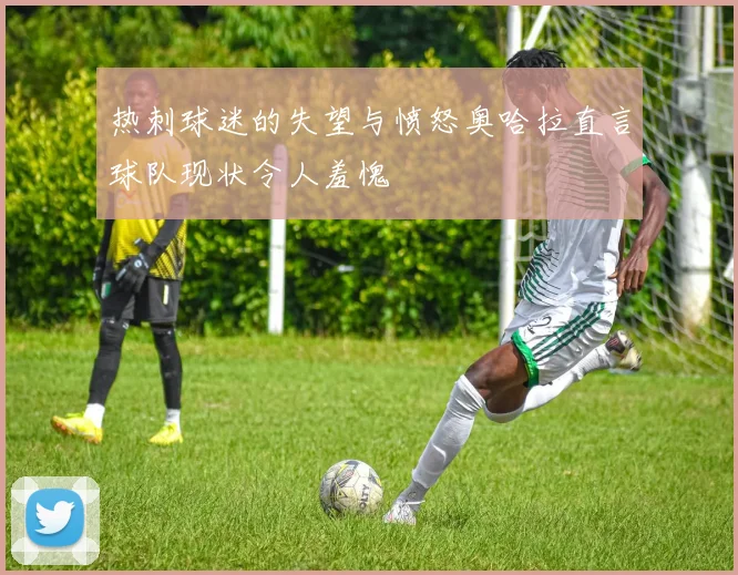 热刺球迷的失望与愤怒奥哈拉直言球队现状令人羞愧